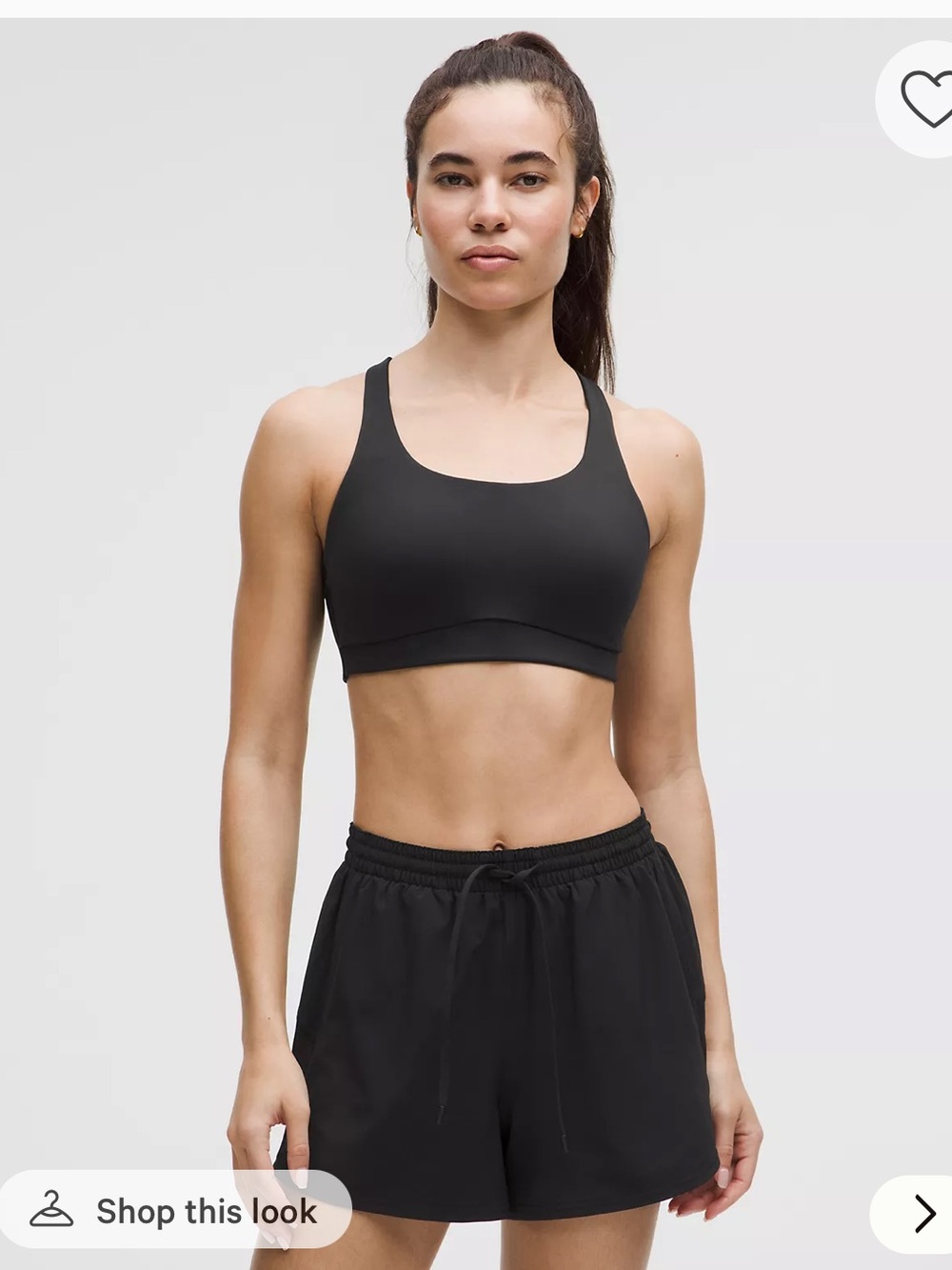 lululemon athletica Black Sports Bra